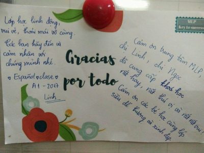 Lớp Tây Ban Nha luôn dành được sự tin tưởng của học viên