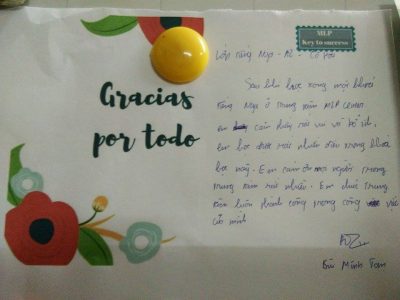 Lớp Nga A2 ở trung tâm dành được tình cảm của học viên